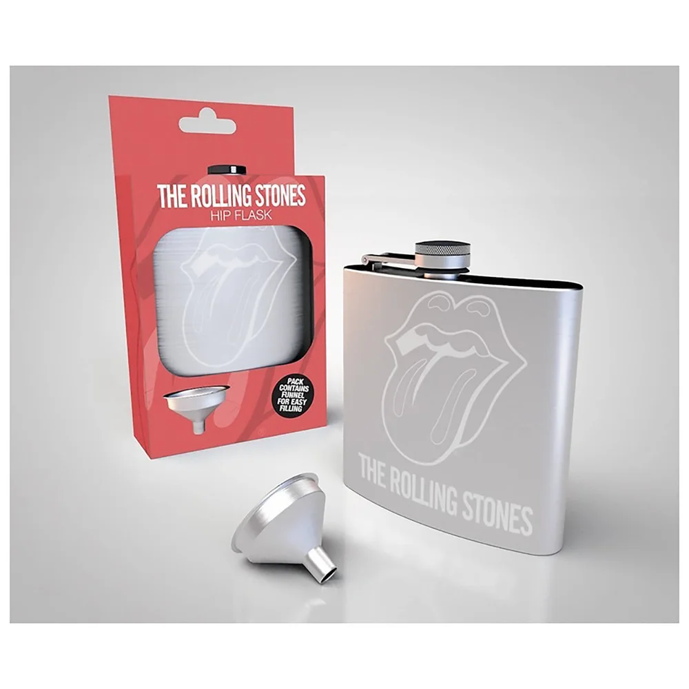 The Rolling Stones Logo Hip Flask Image 1
