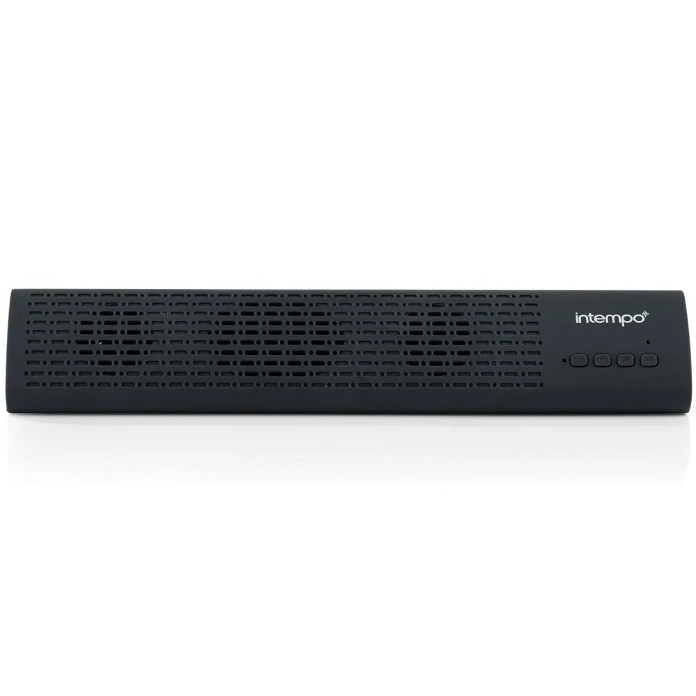 Intempo Mini Bluetooth Soundbar Speaker - Black Image 1