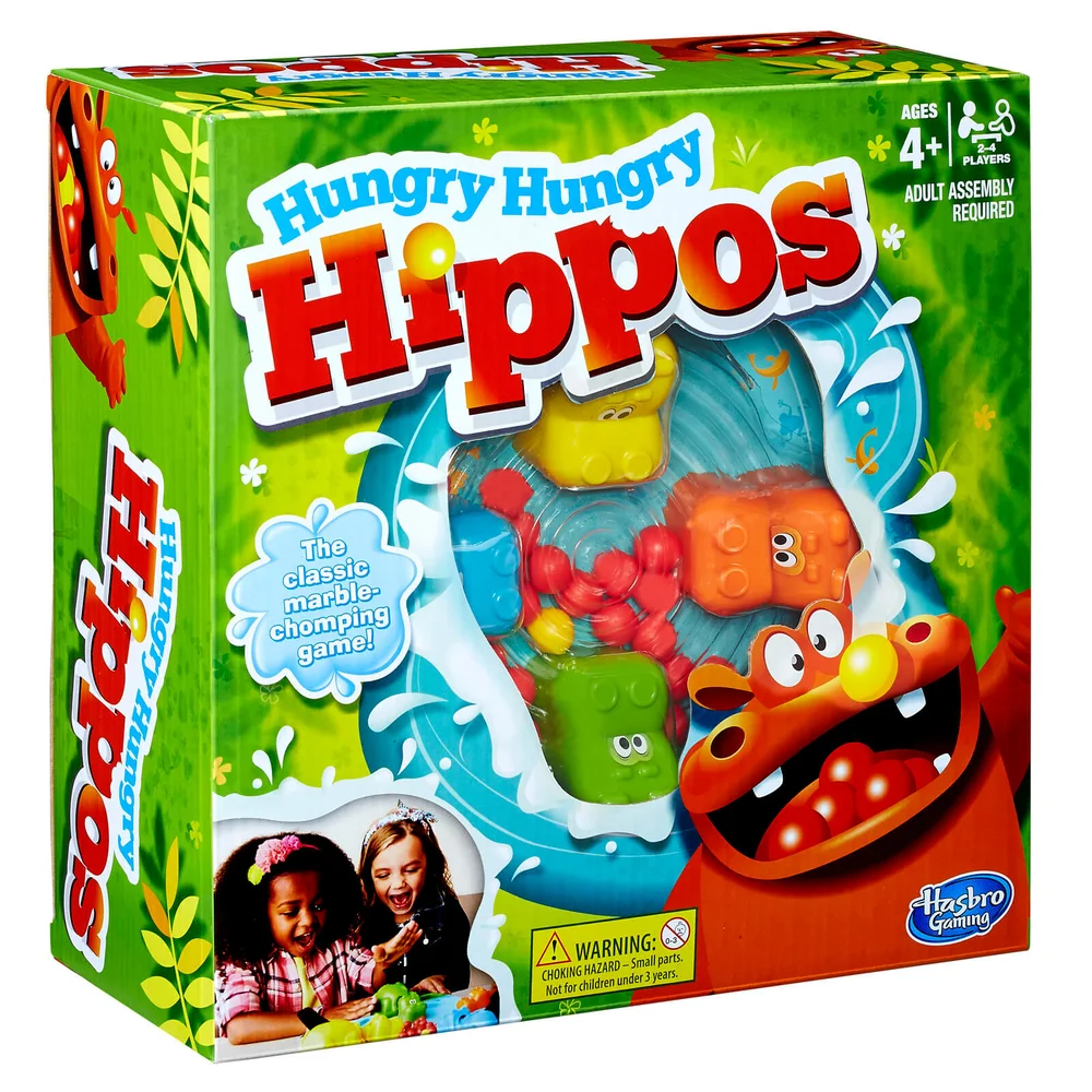 Hasbro Gaming Hungry Hungry Hippos Image 1
