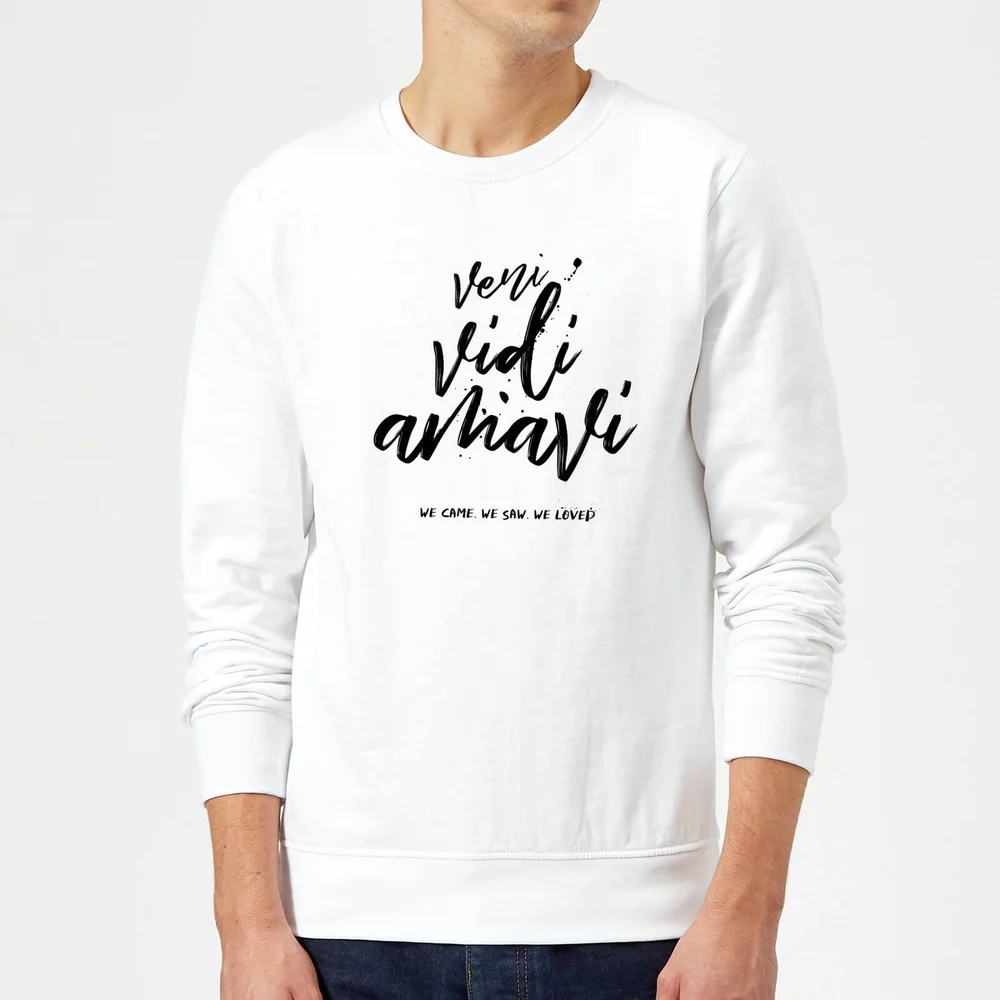 We Came. We Saw. We Loved. Sweatshirt - White - S - White Image 1