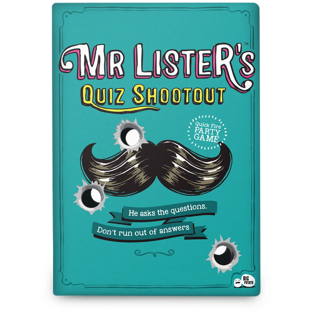 Big Potato Mr. Lister's Quiz Shootout Card Game Image 1