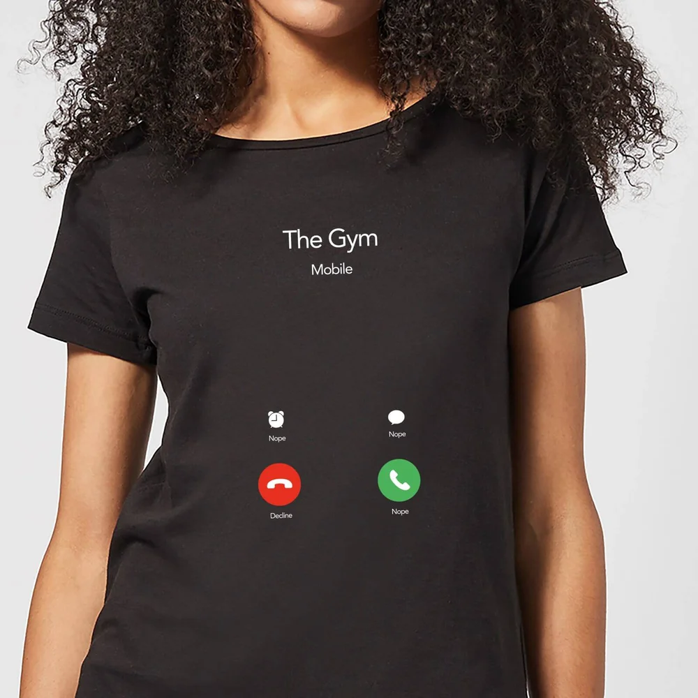 Gym Calling Women's T-Shirt - Black - 3XL Image 1