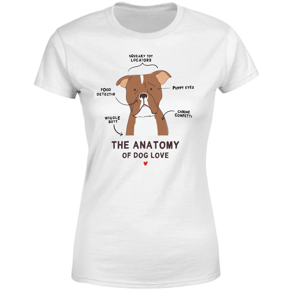 The Anatomy Of Dog Love Women's T-Shirt - White - S - White Image 1