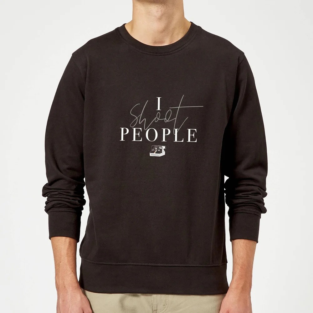 I Shoot People Sweatshirt - Black - S - Black Image 1