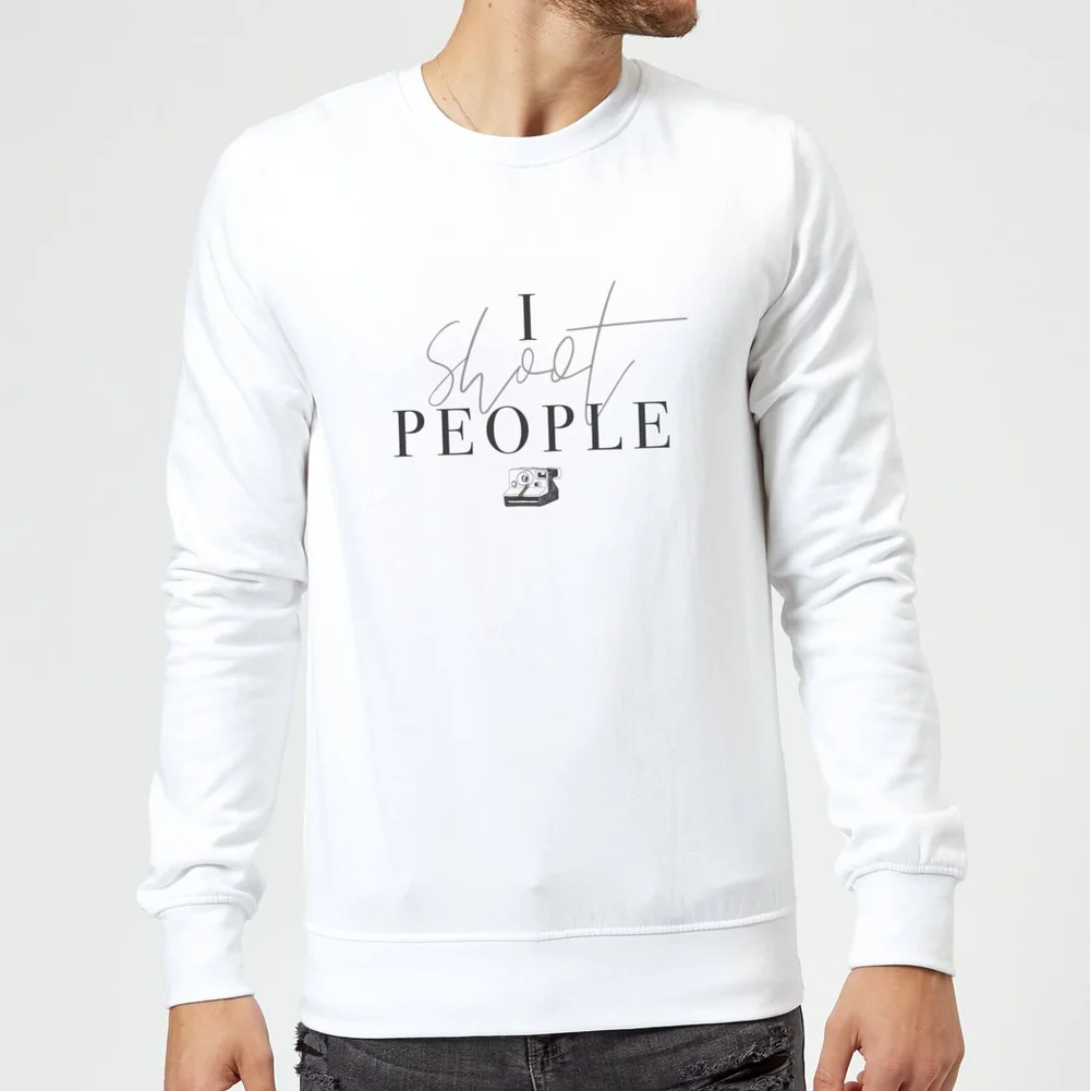 I Shoot People Sweatshirt - White - S - White Image 1