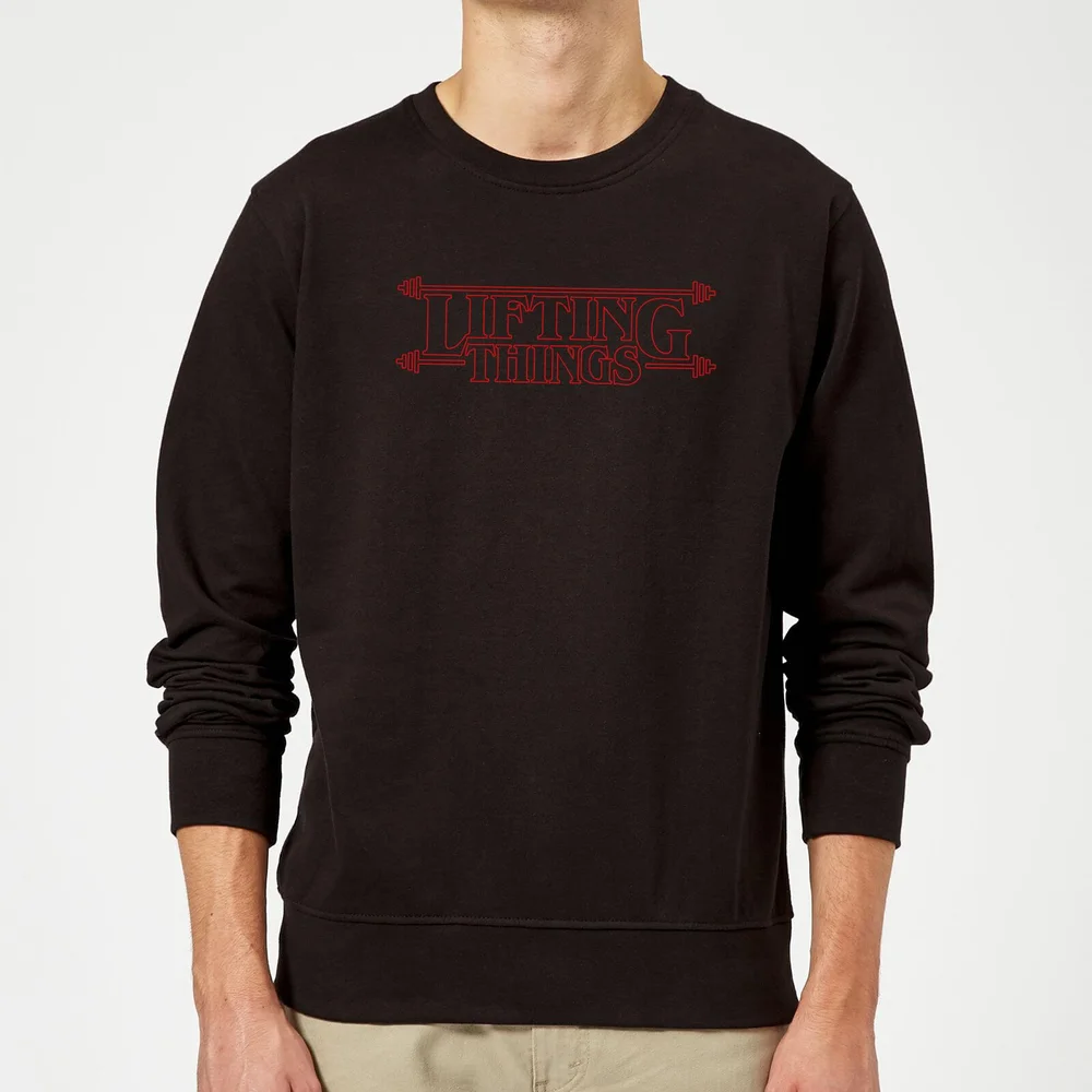 Lifting Things Sweatshirt - Black - S - Black Image 1