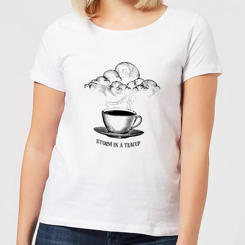 Storm In A Teacup Women's T-Shirt - White - S - White Image 1