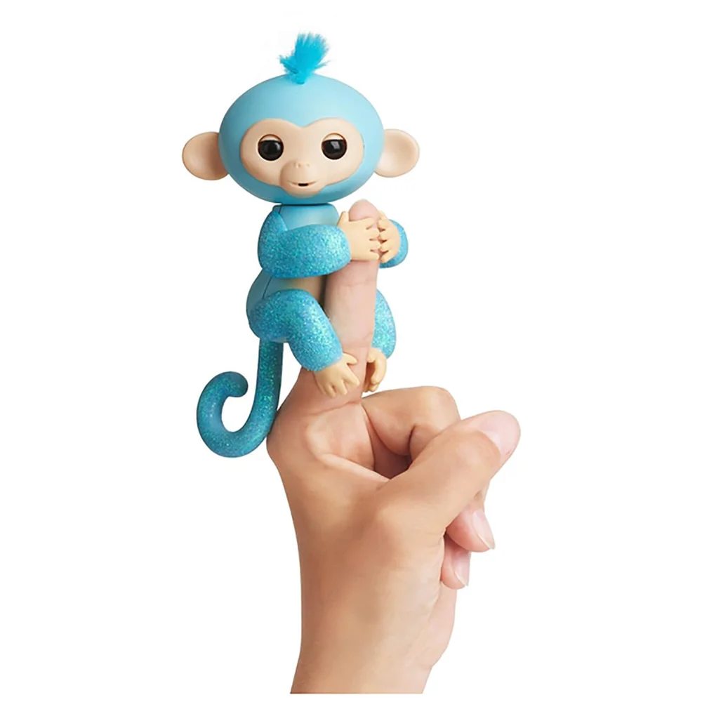 Fingerlings Baby Monkey - Glitter - Amelia (Turquoise) Image 1