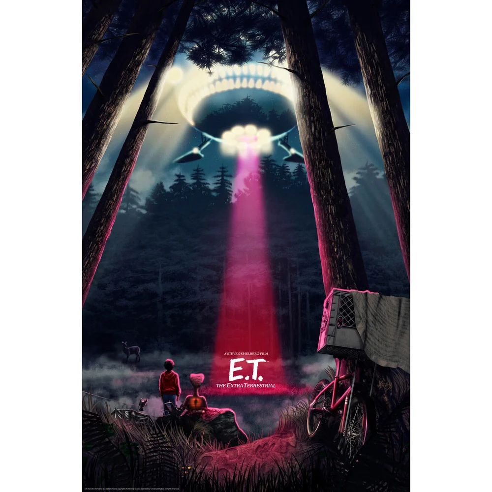 E.T. by Sam Gilbey Limited Edition Fine Art Giclee (24 x 16 Inch) - Zavvi Exclusive Image 1
