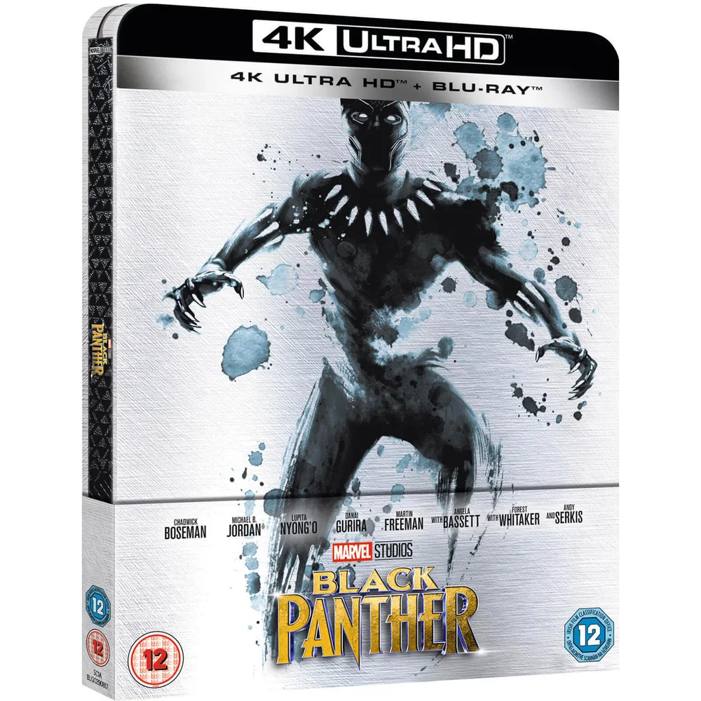 Black Panther - 4K Ultra HD Zavvi UK Exclusive Limited Edition Steelbook (Includes 2D Version) Image 1