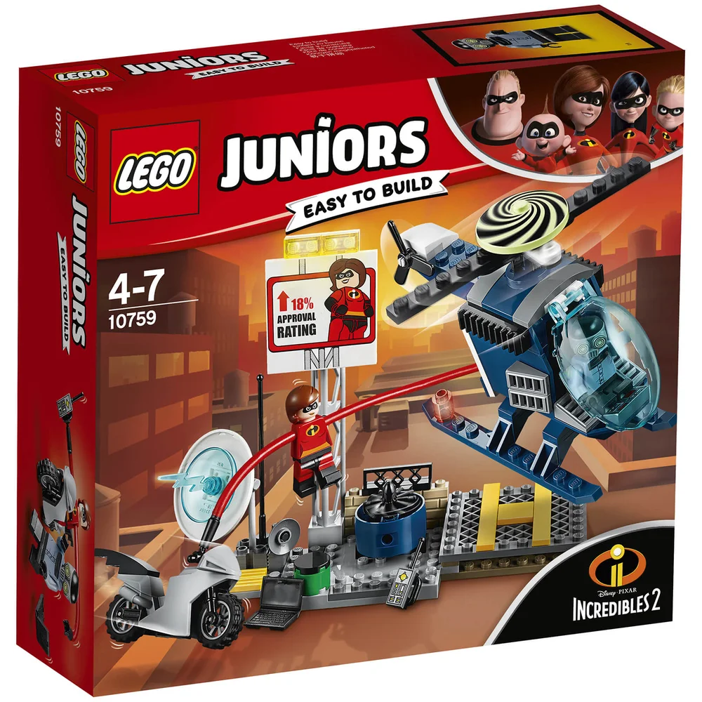 LEGO Juniors Disney Incredibles 2: Elastigirl's Rooftop Pursuit (10759) Image 1