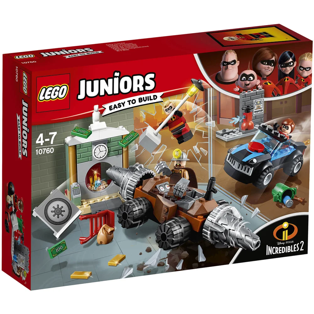 LEGO Juniors Disney Incredibles 2: Underminer Bank Heist (10760) Image 1