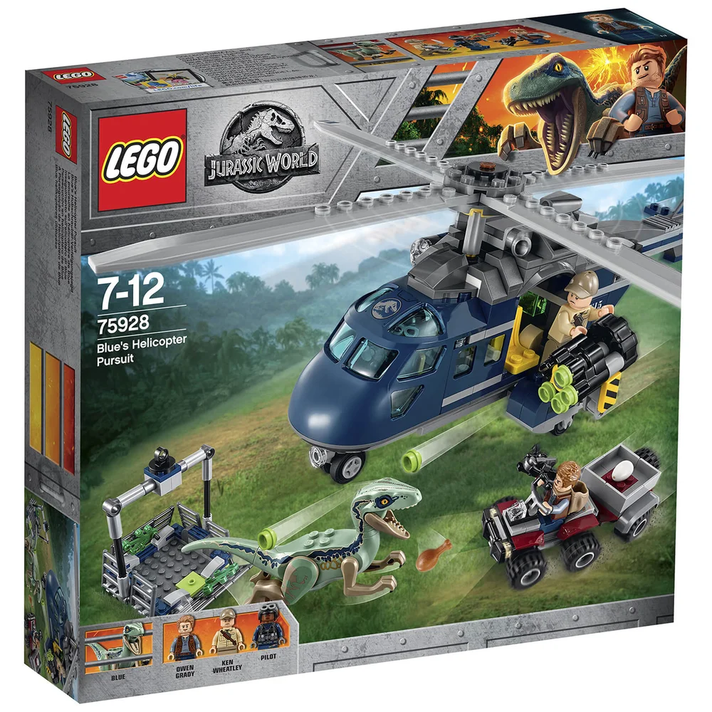 LEGO Jurassic World Fallen Kingdom: Blue's Helicopter Pursuit (75928) Image 1