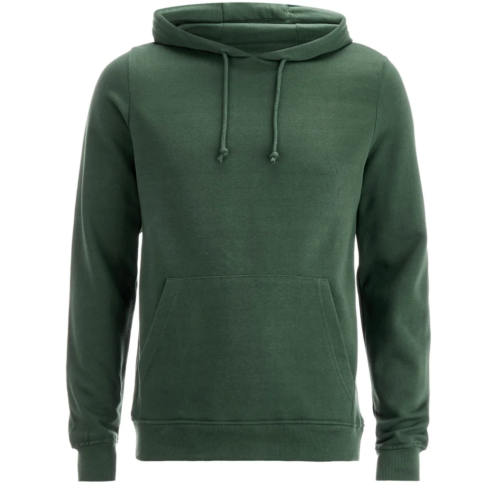Brave Soul Men's Clarence Hoody - Bottle Green - S - Green Image 1