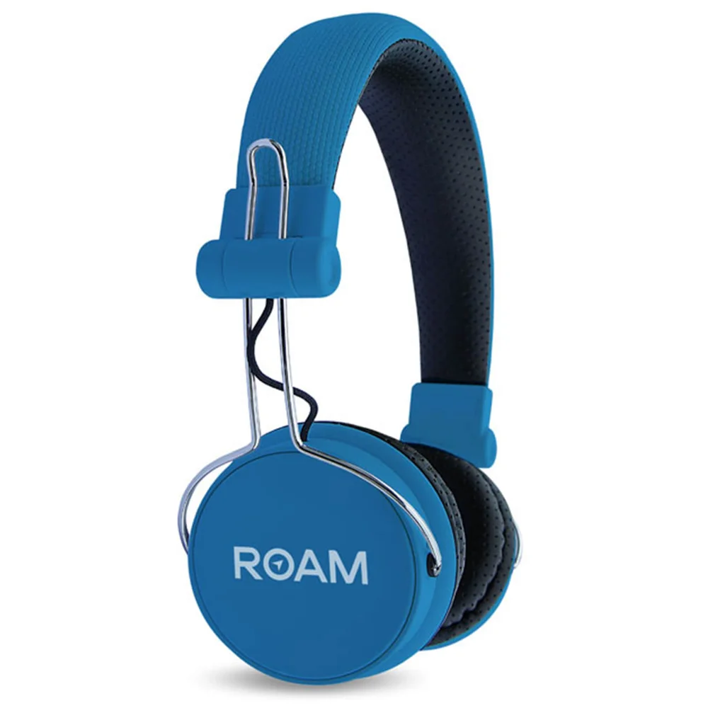ROAM Journey On Ear Wireless Bluetooth Headphones - Blue Image 1