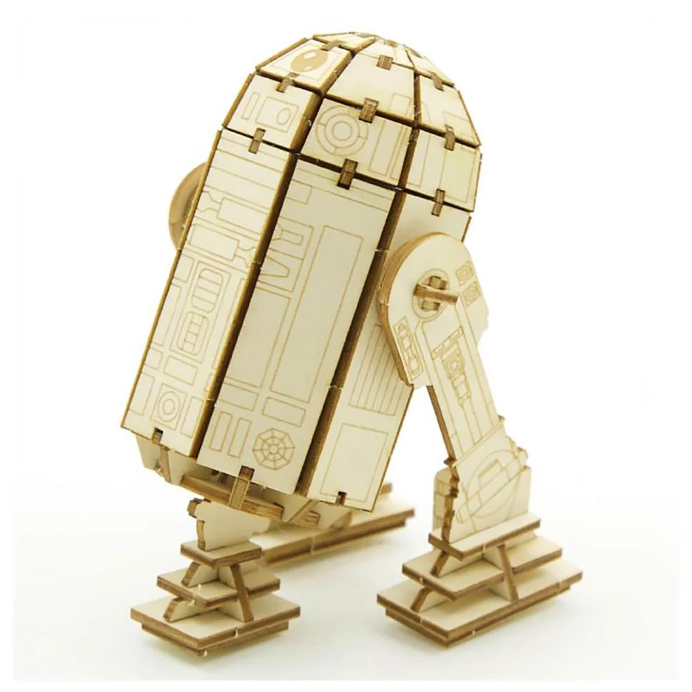 Incredibuilds Star Wars R2-D2 3D Wooden Model Kit Image 1