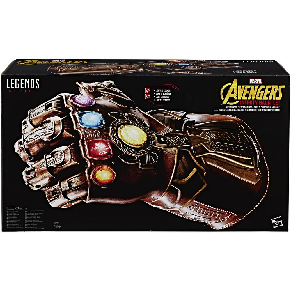 Hasbro Avengers Infinity War Marvel Legends Replica Thanos Infinity Gauntlet Image 1