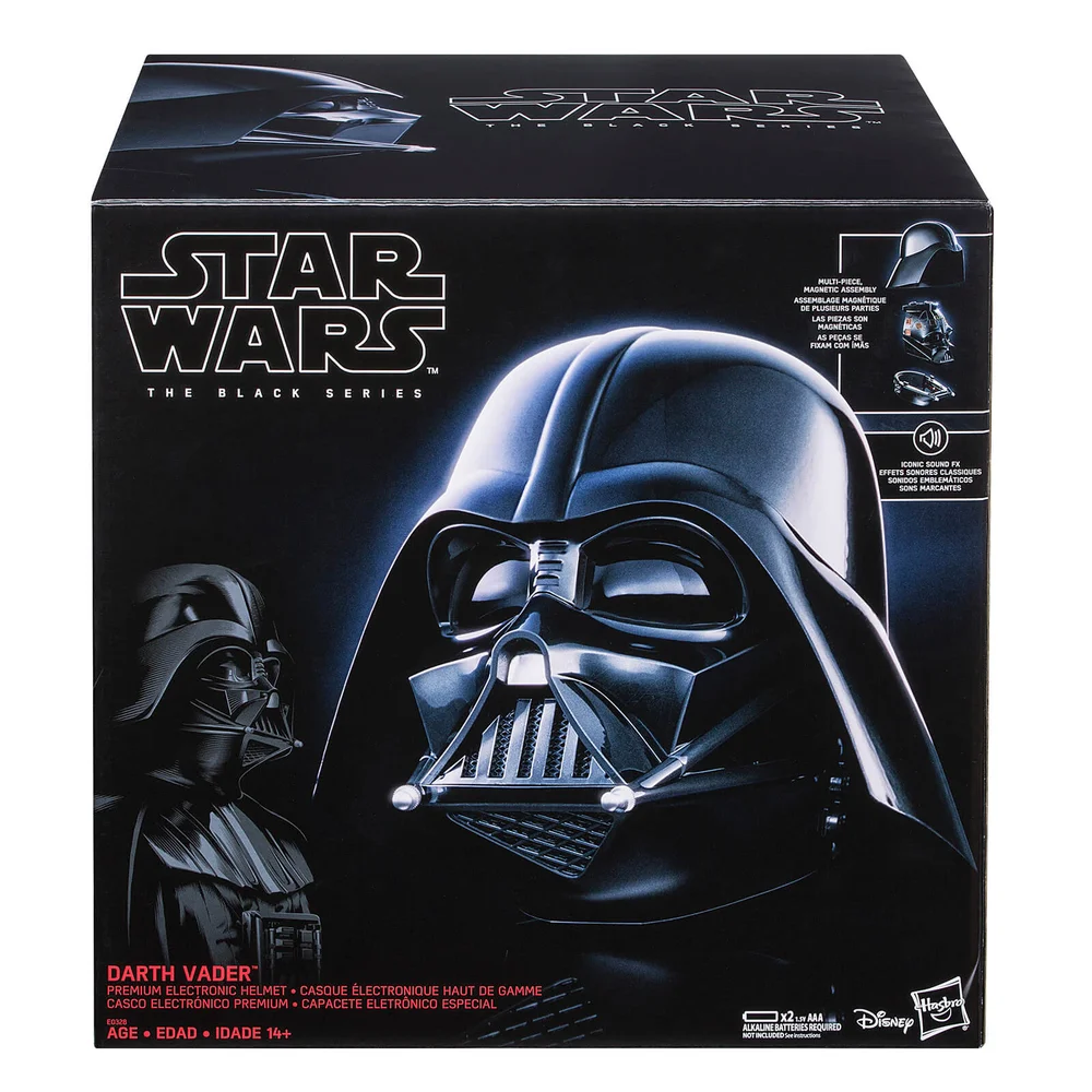 Hasbro Black Series Star Wars Darth Vader Electronic Replica Helmet Image 1