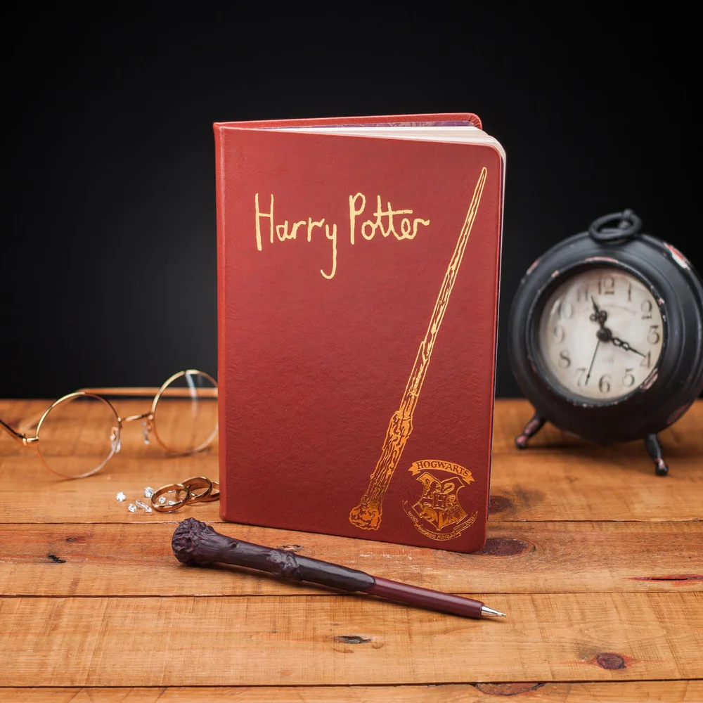 Harry Potter Notebook and Wand Pen Image 1