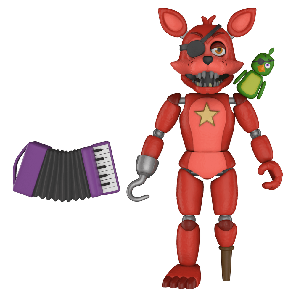 Five Nights at Freddy's Pizza Simulator Rockstar Foxy Action Figure Image 1