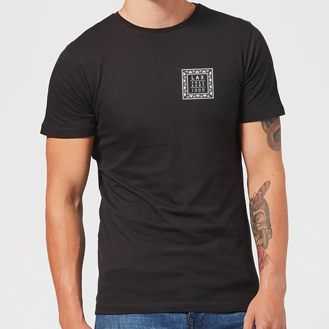 Native Shore Men's Lax Free Surf T-Shirt - Black