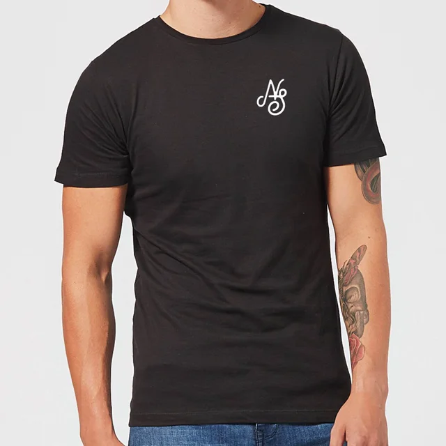 Native Shore Men's Essential Script T-Shirt - Black