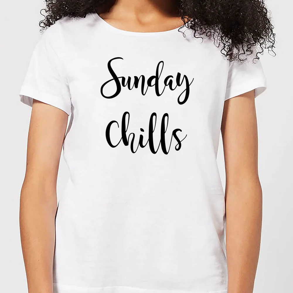 Sunday Chills Women's T-Shirt - White - S - White Image 1