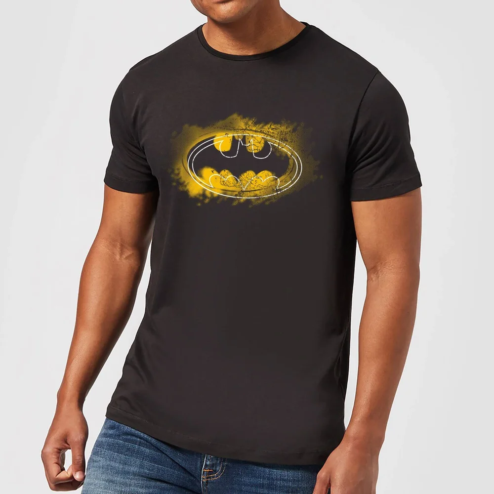 DC Comics Batman Spray Logo T-Shirt in Black - XL Image 1