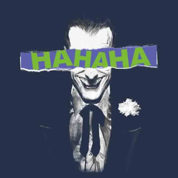 DC Comics Batman Joker The Greatest Stories T-Shirt in Navy
