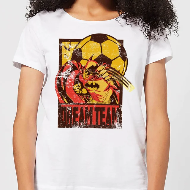 DC Comics Batman Dream Team Punch Women's T-Shirt - White