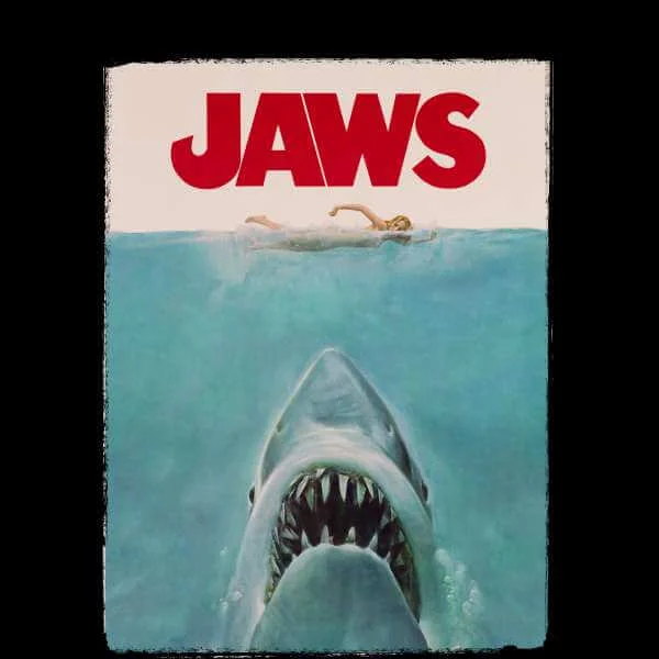 Jaws Classic Poster Sweatshirt - Black