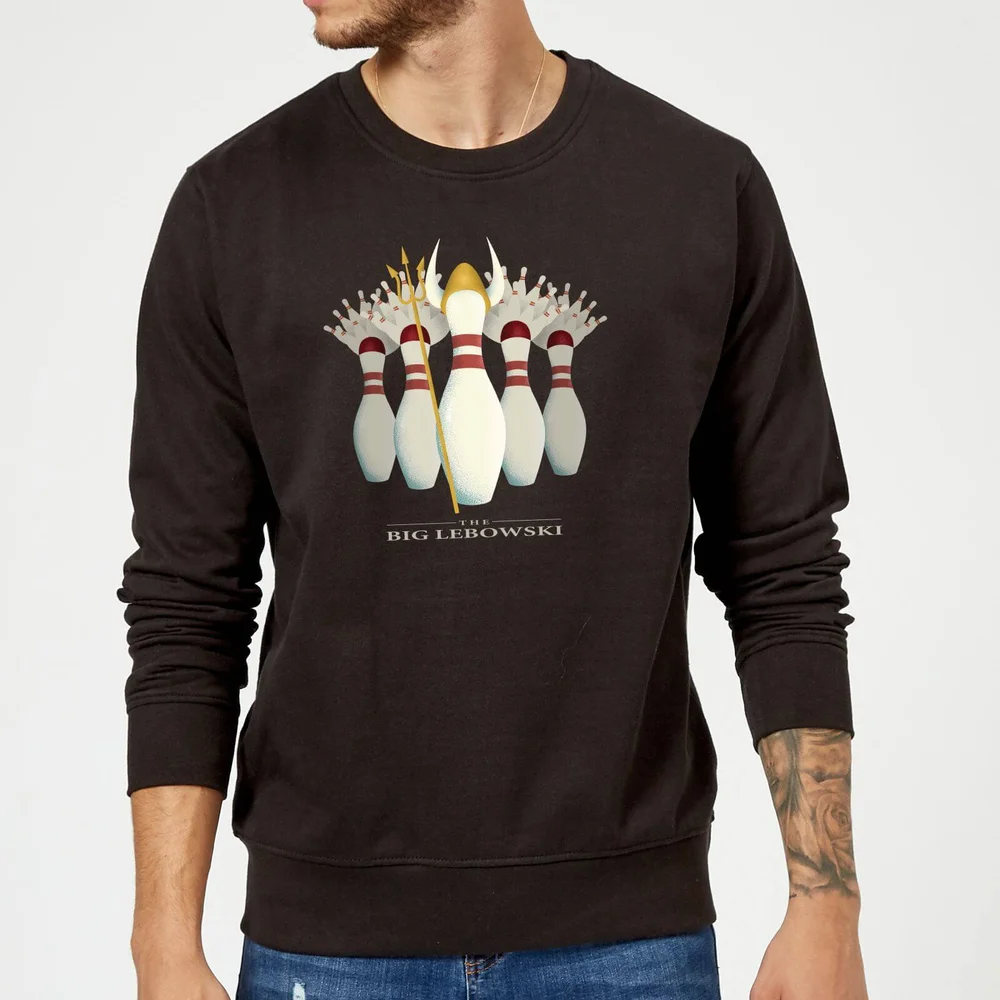 The Big Lebowski Pin Girls Sweatshirt - Black - S Image 1