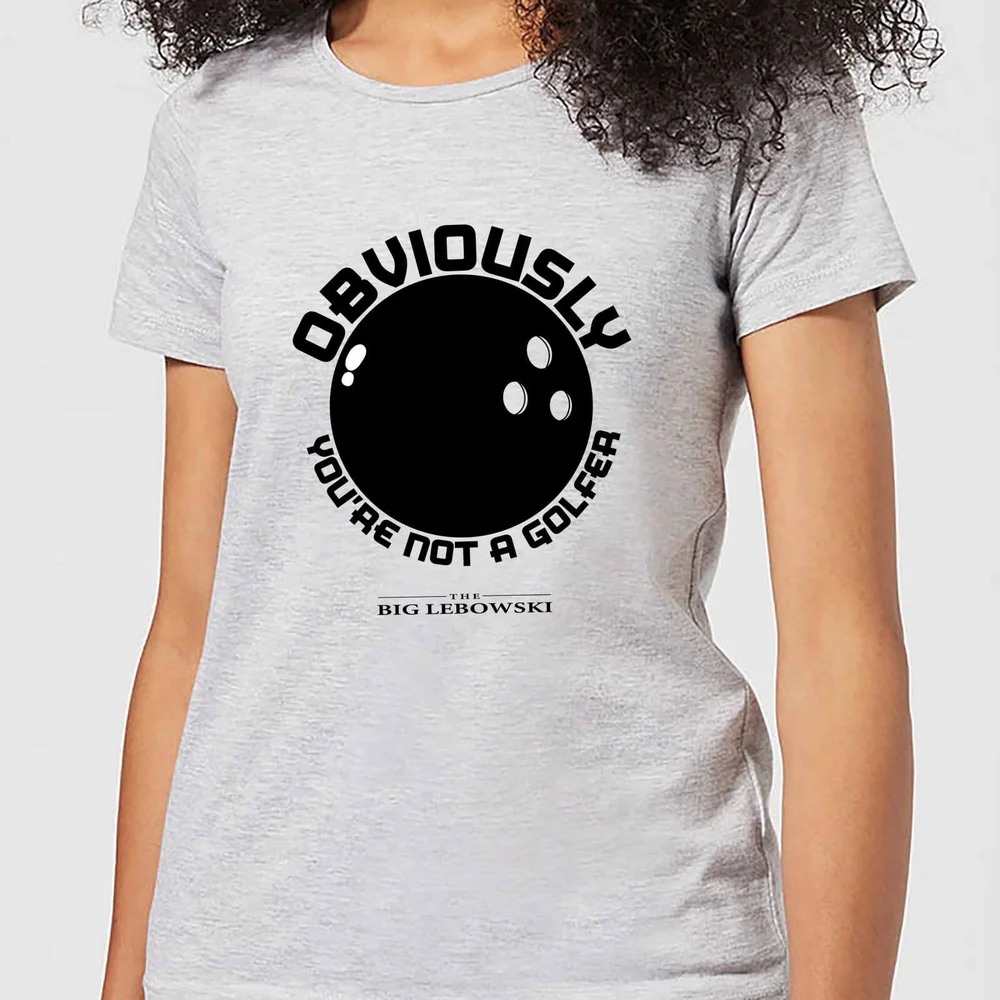 The Big Lebowski Obviously You're Not A Golfer Women's T-Shirt - Grey - S Image 1