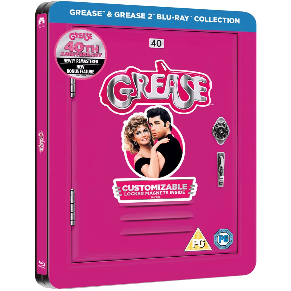 Grease 40th Anniversary - Zavvi UK Exclusive Limited Edition Steelbook Image 1