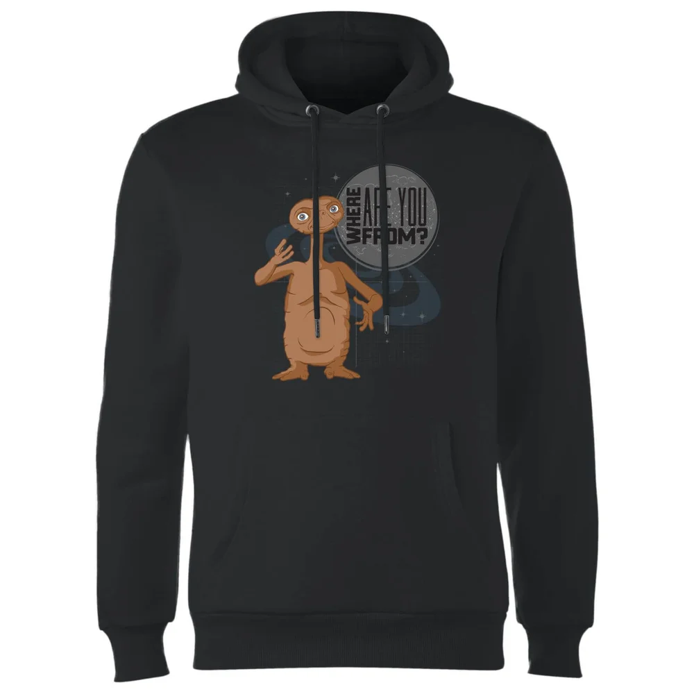 ET Where Are You From Hoodie - Black - S Image 1