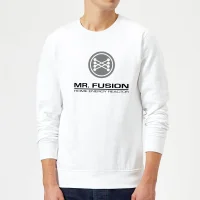 Back To The Future Mr Fusion Sweatshirt - White