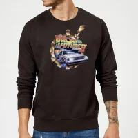 Back To The Future Clockwork Sweatshirt - Black