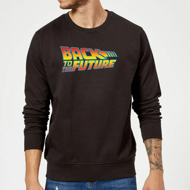Back To The Future Classic Logo Sweatshirt - Black