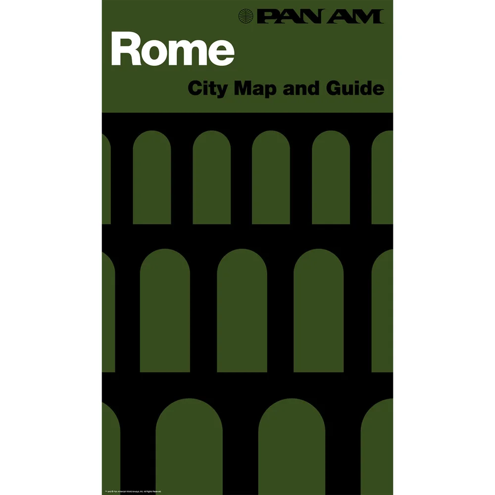 PAN AM Rome Print Image 1