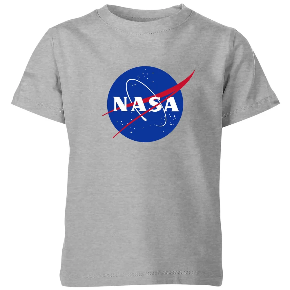 NASA Logo Insignia Kids' T-Shirt - Grey - 3-4 Years Image 1