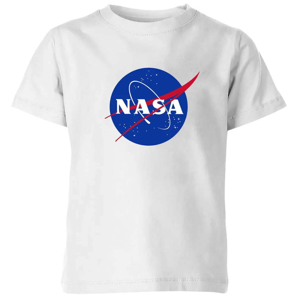 NASA Logo Insignia Kids' T-Shirt - White - 3-4 Years Image 1