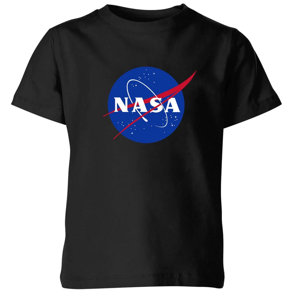 NASA Logo Insignia Kids' T-Shirt - Black - 3-4 Years Image 1