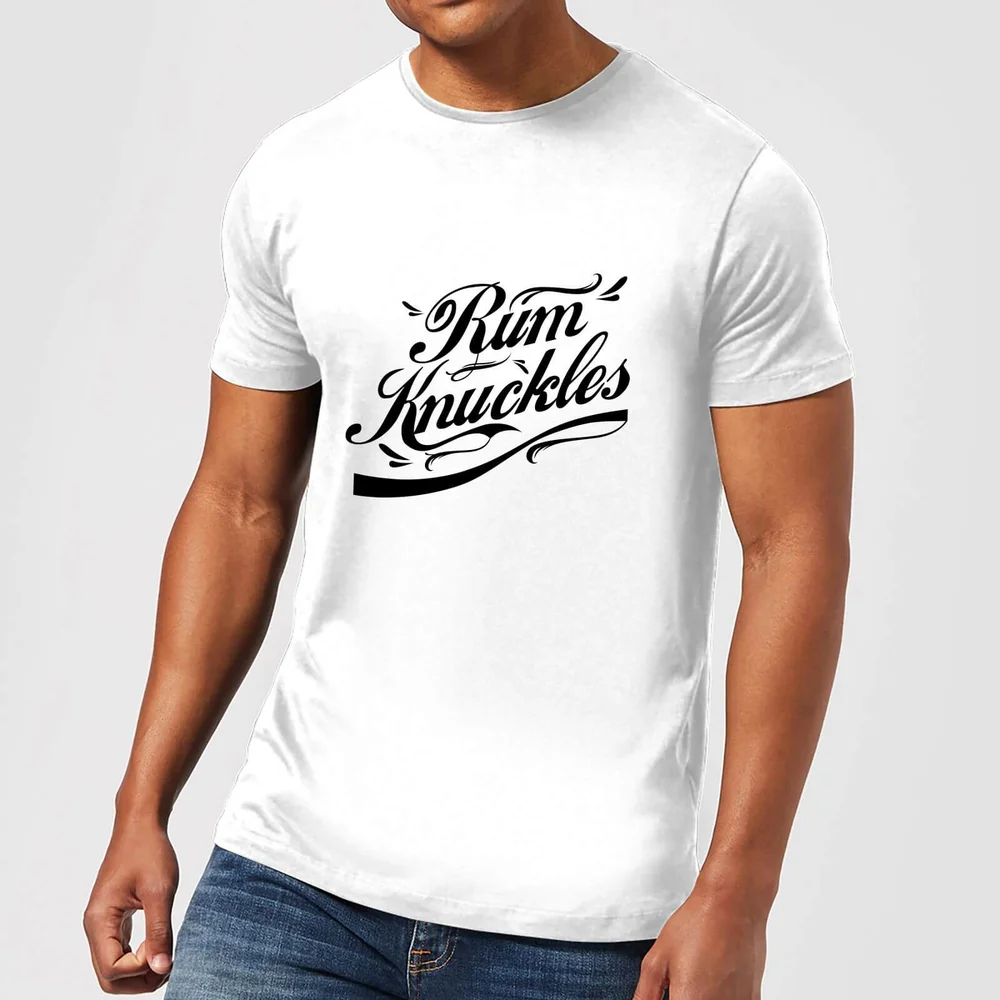 Rum Knuckles Signature T-Shirt - White - S - White Image 1