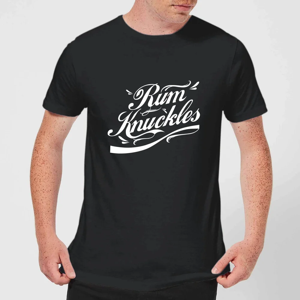 Rum Knuckles Signature T-Shirt - Black - S - Black Image 1
