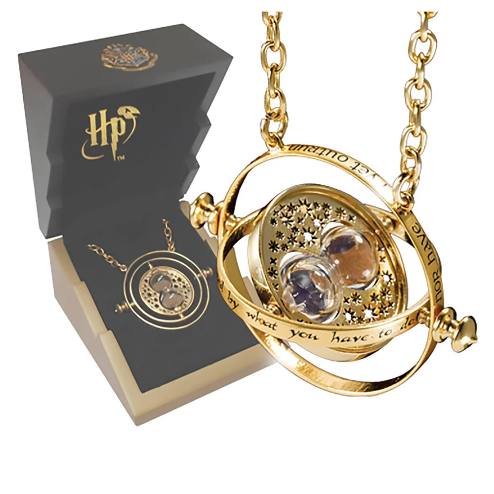 Harry Potter 24K Gold Plated Sterling Silver Replica Time Turner Image 1
