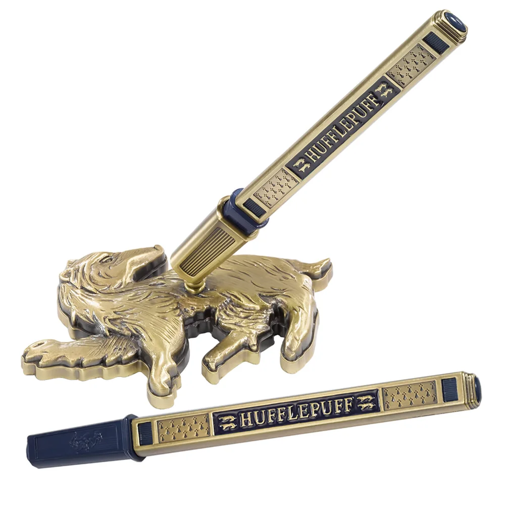 Harry Potter Hufflepuff House Pen and Desk Stand Image 1