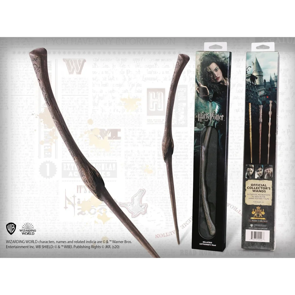 Harry Potter Bellatrix Lestrange's Wand with Window Box Image 1