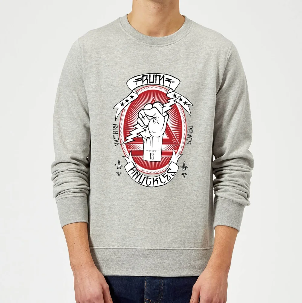 Rum Knuckles Victory Power Sweatshirt - Grey - S - Grey Image 1