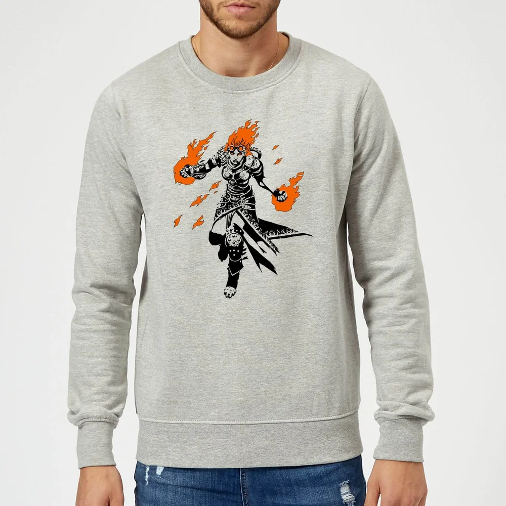 Magic The Gathering Chandra Character Art Sweatshirt - Grey - S Image 1