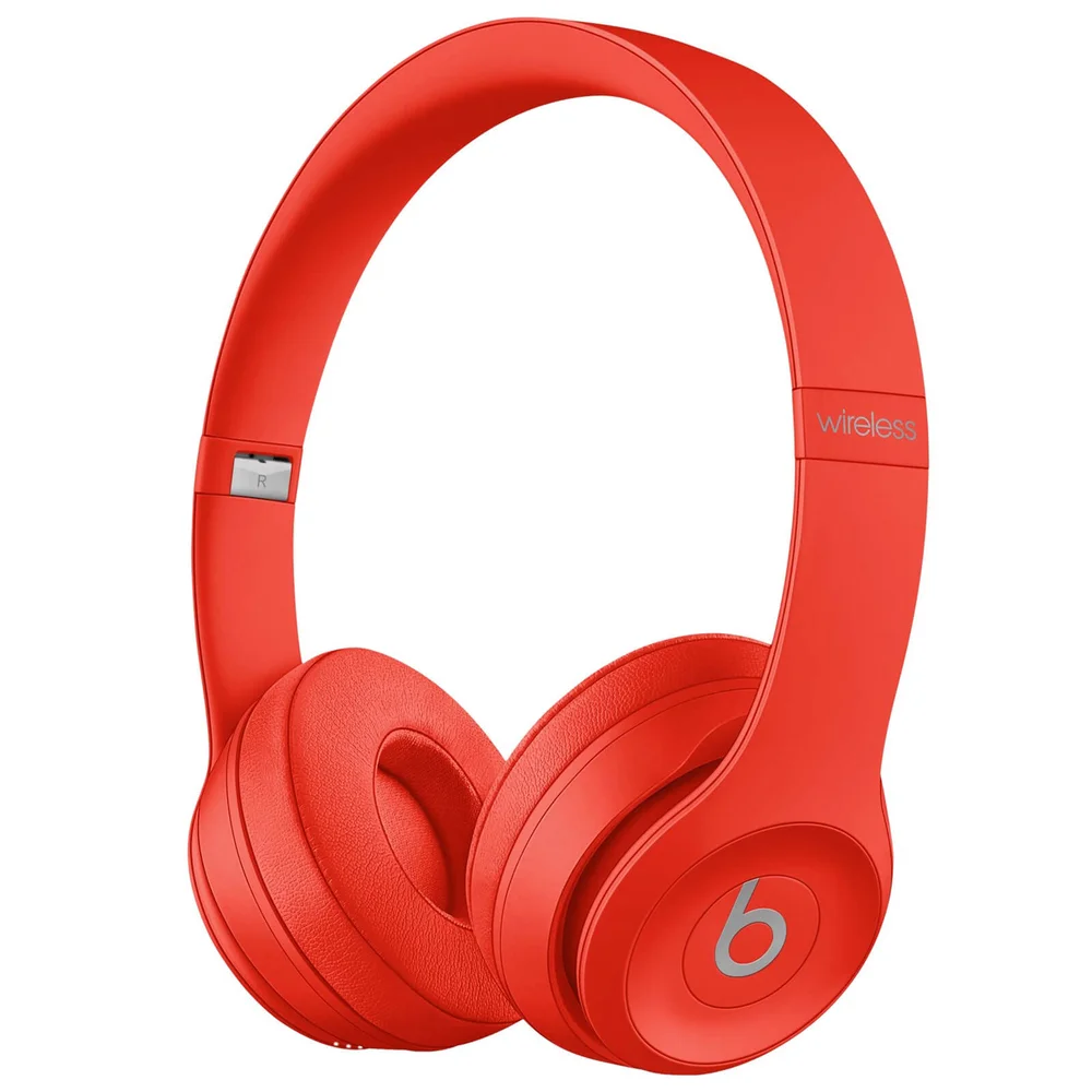 Beats by Dr. Dre Solo3 Wireless Bluetooth On-Ear Headphones - Citrus Red Image 1